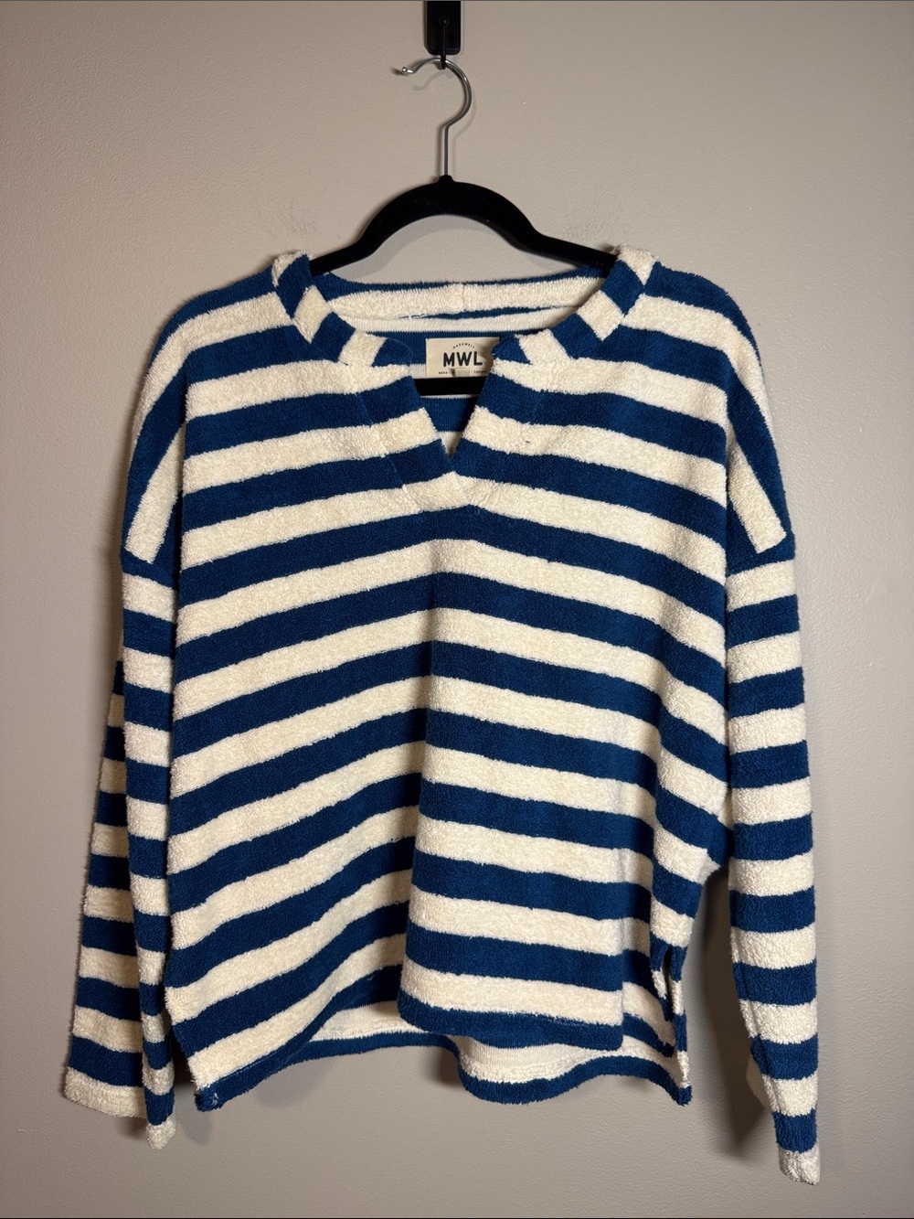 Madewell MWL Loop Terry Notched Sweatshirt - Picture 3 of 6